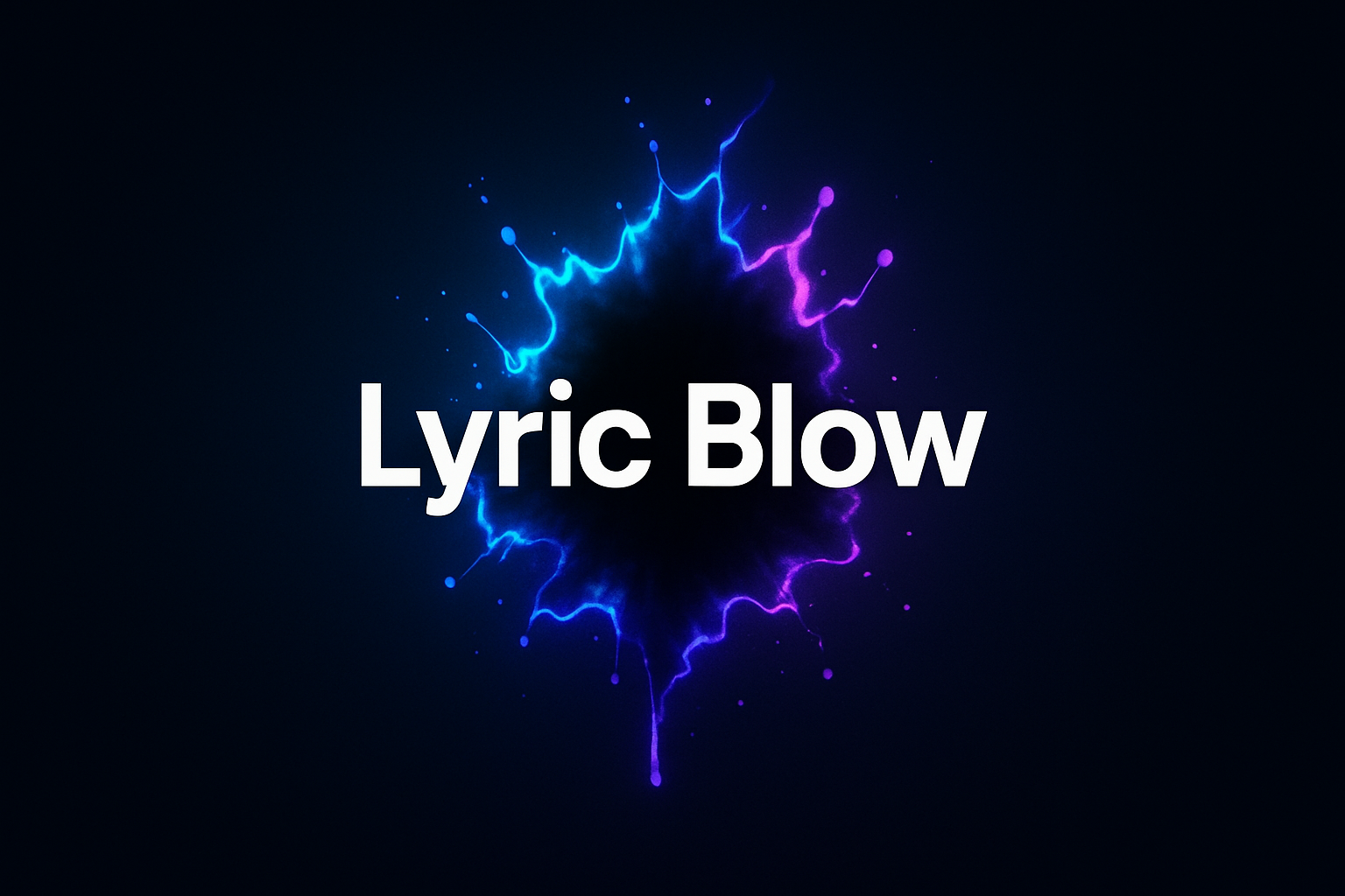 Lyric Blow hero graphic